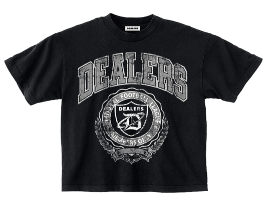 Dealers League T-Shirt by The Hat Dealers, front