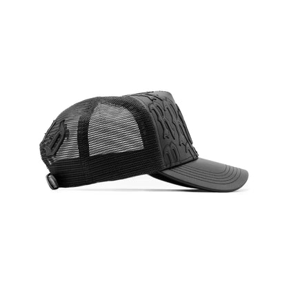 LA Genuine Leather Trucker Hat