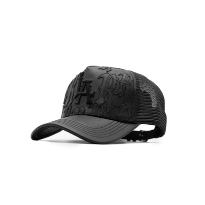 LA Genuine Leather Trucker Hat