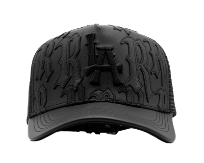 LA Genuine Leather Trucker Hat