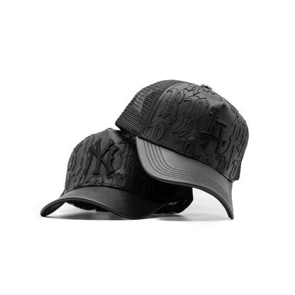 LA Genuine Leather Trucker Hat