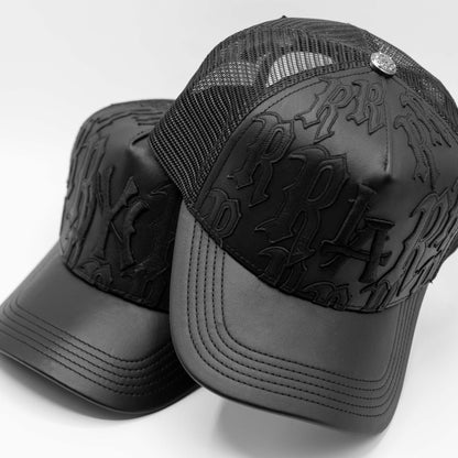 LA Genuine Leather Trucker Hat