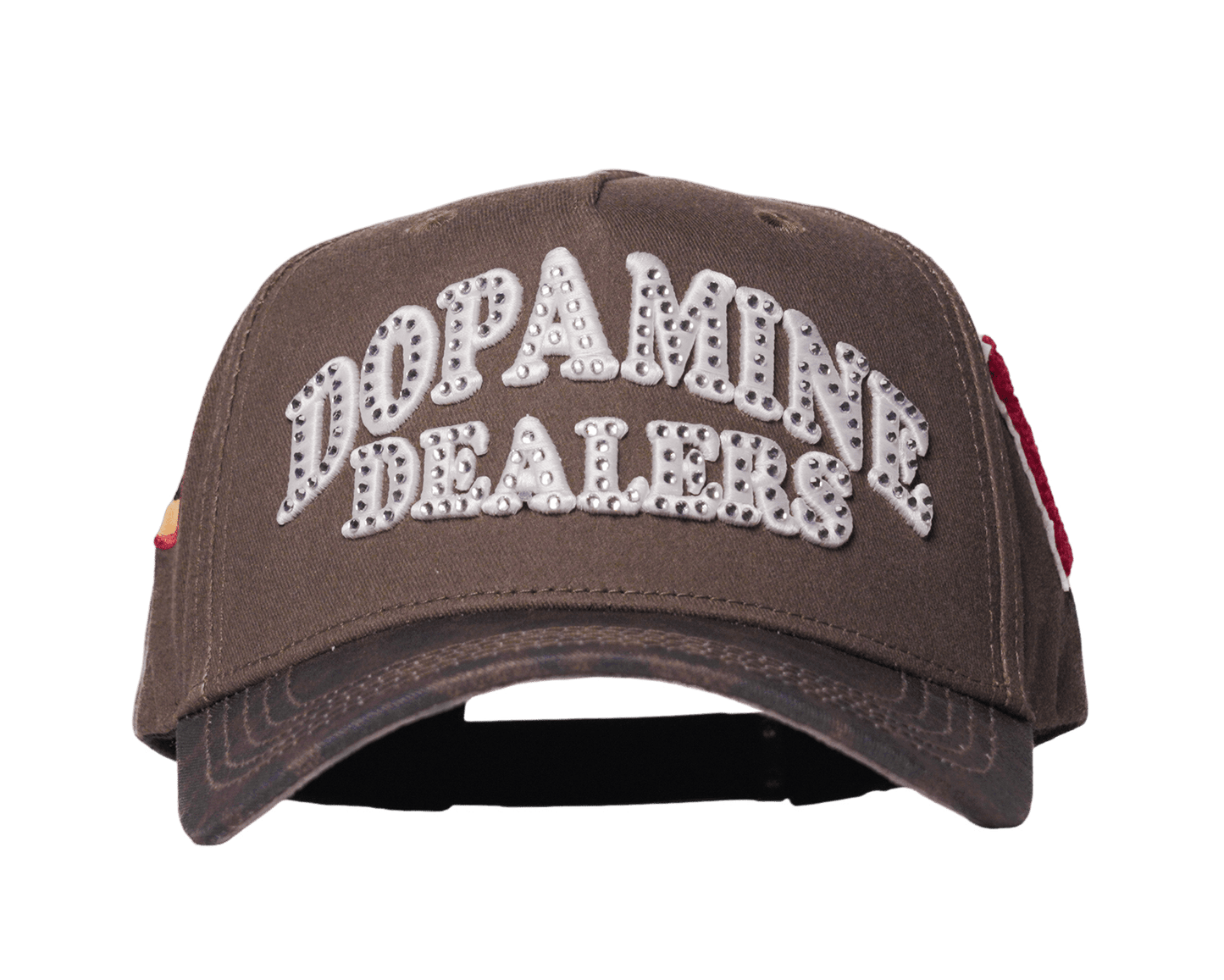 Dopamine Dealers rhinestone snapback hat — The Hat Dealers, view 1