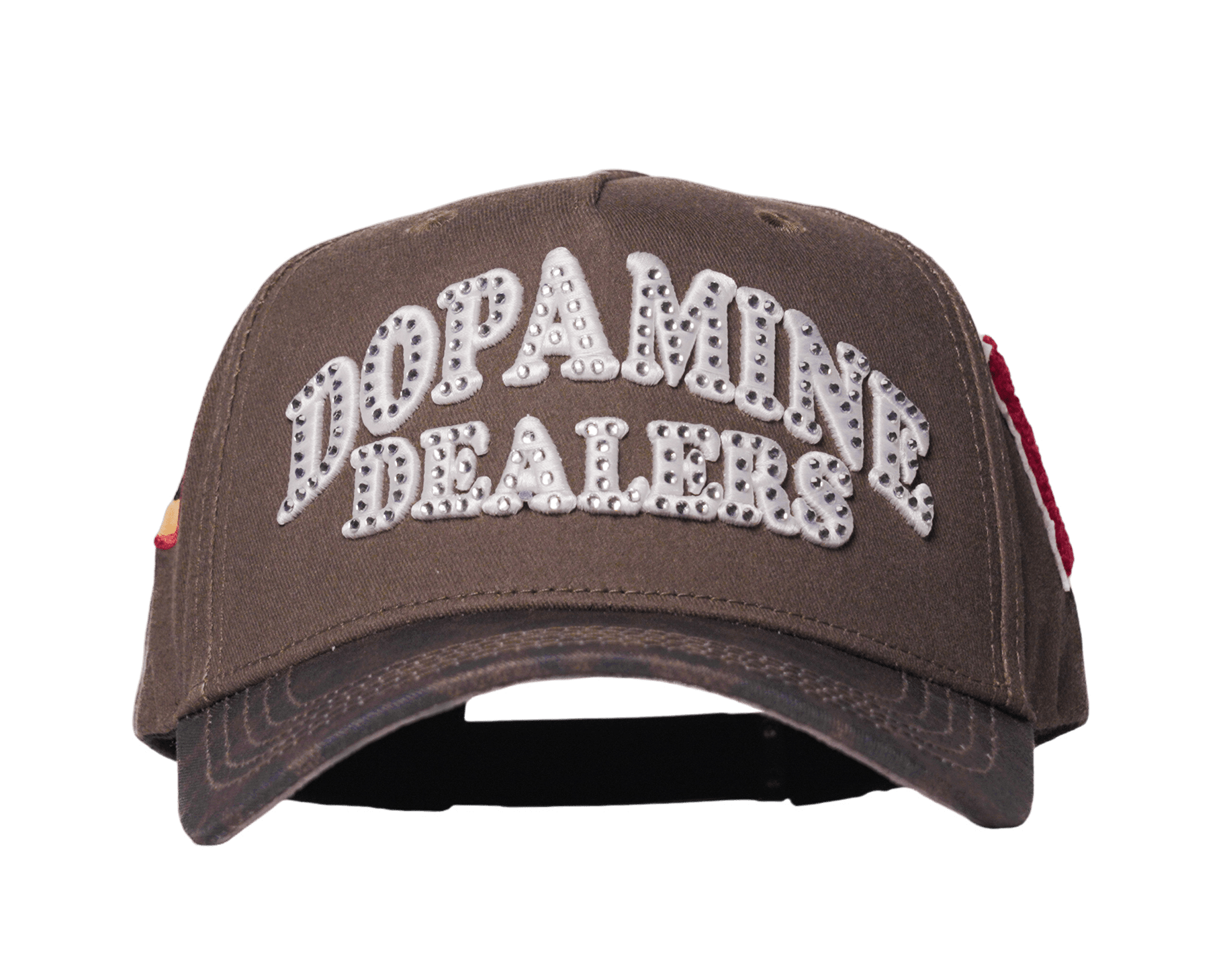 Dopamine Dealers rhinestone snapback hat — The Hat Dealers, view 1
