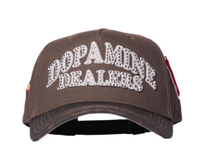 Dopamine Dealers rhinestone snapback hat — The Hat Dealers, view 1