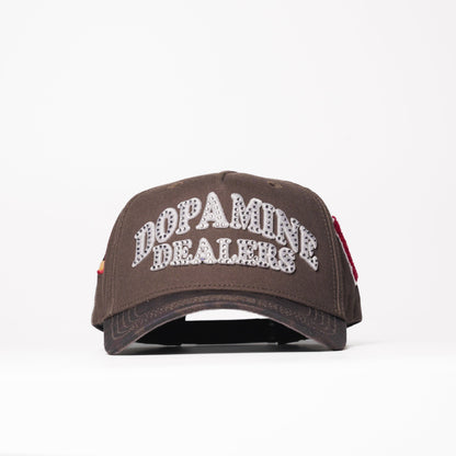 Dopamine Dealers rhinestone snapback hat — The Hat Dealers, view 2
