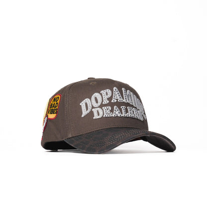 Dopamine Dealers rhinestone snapback hat — The Hat Dealers, view 3