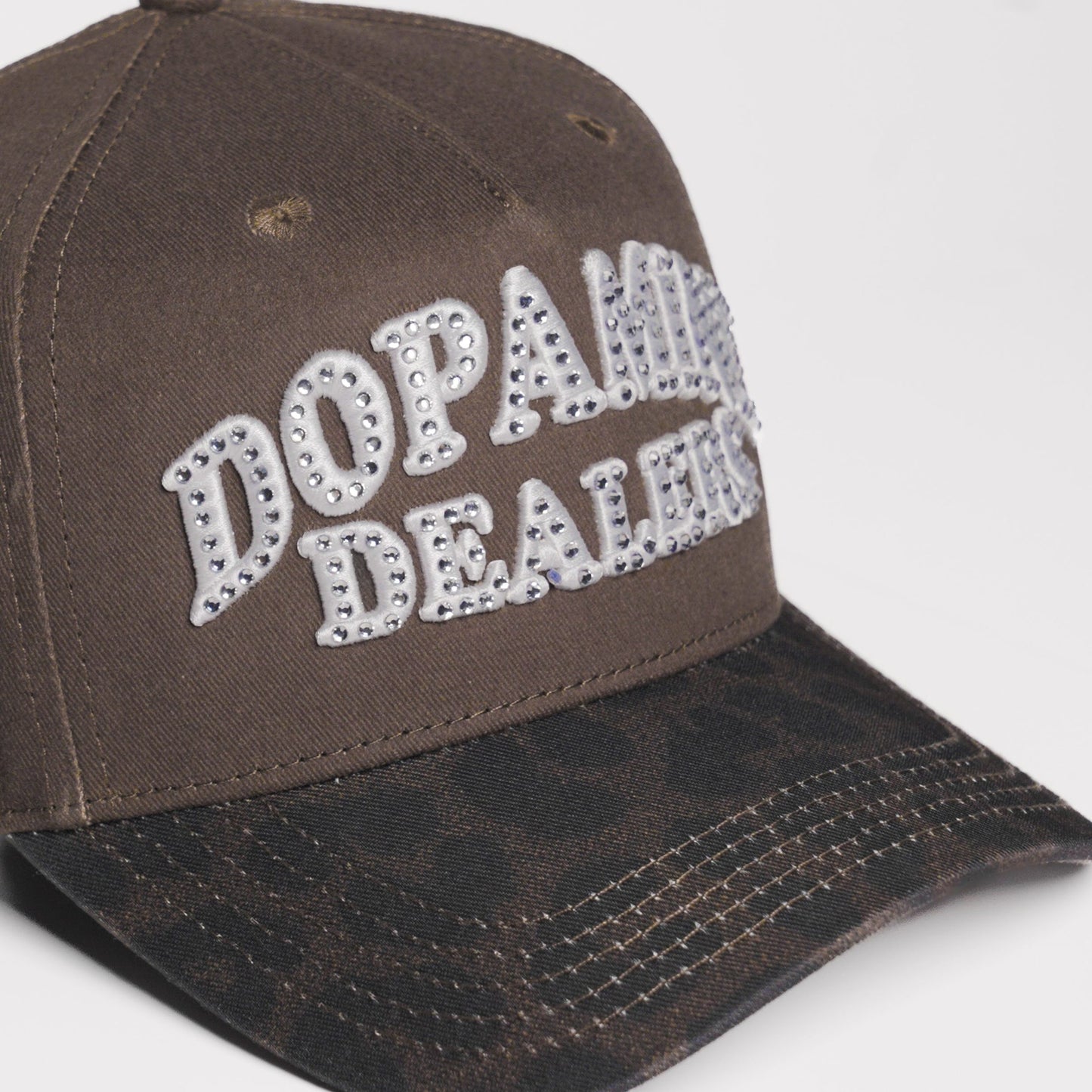 Dopamine Dealers rhinestone snapback hat — The Hat Dealers, view 7