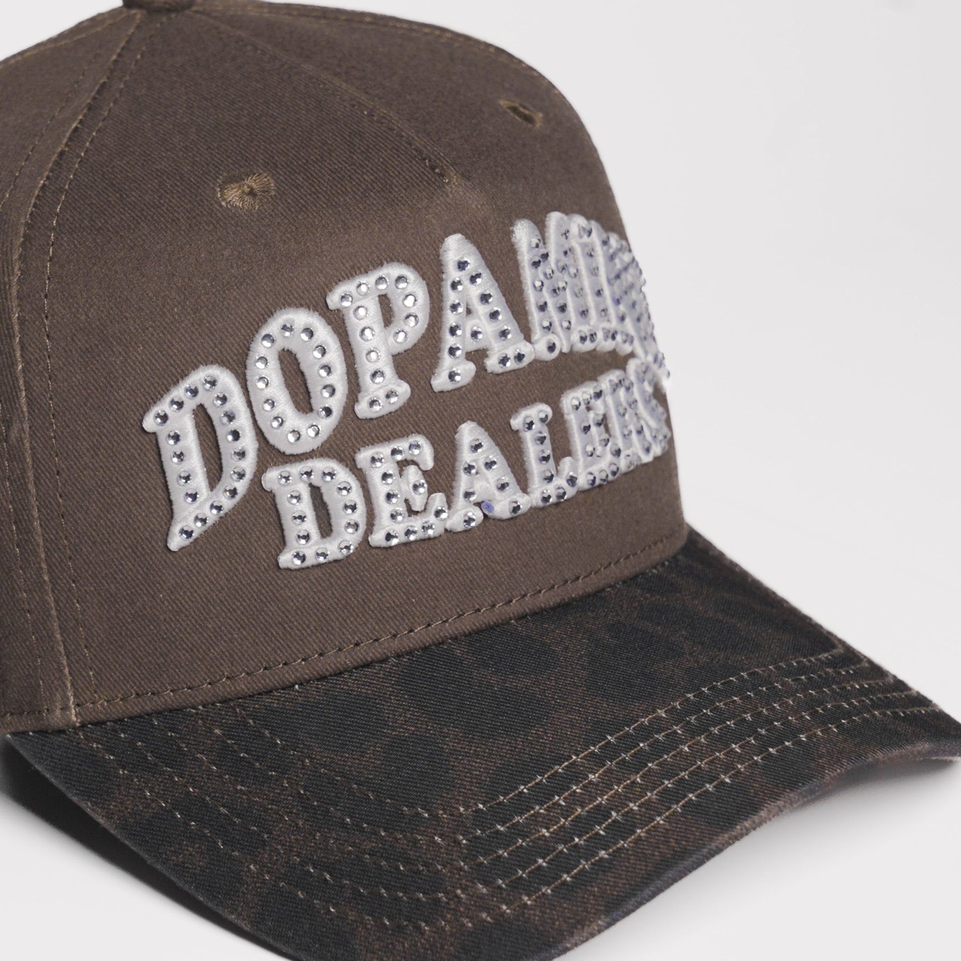 Dopamine Dealers rhinestone snapback hat — The Hat Dealers, view 7