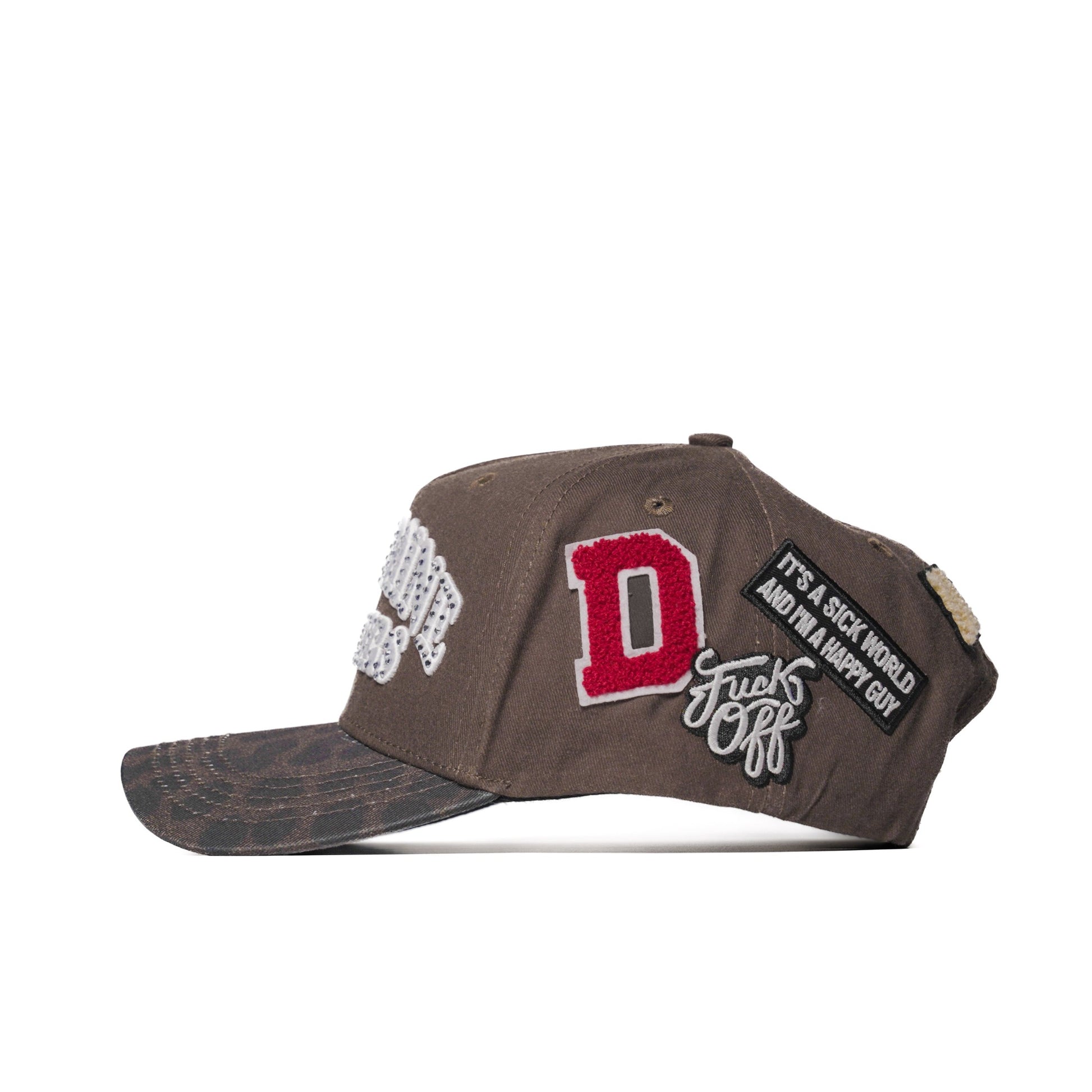 Dopamine Dealers rhinestone snapback hat — The Hat Dealers, view 8