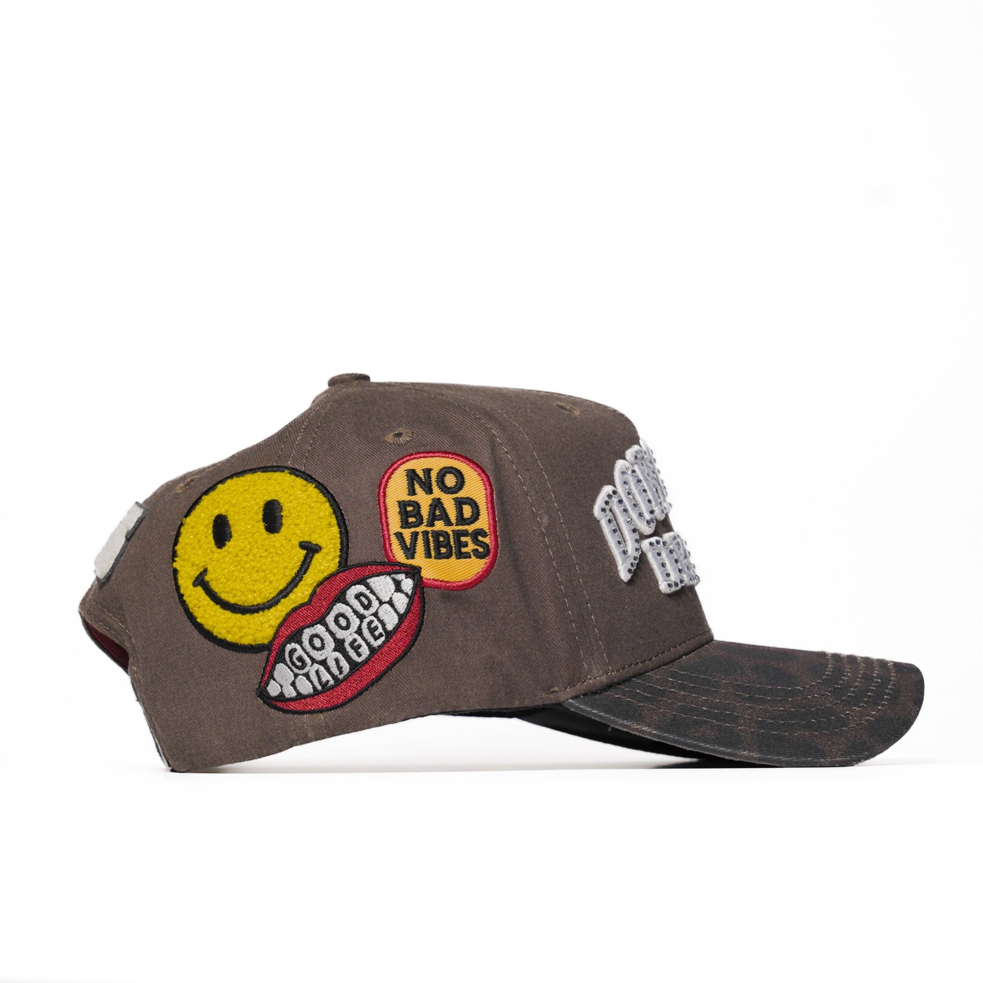 Dopamine Dealers rhinestone snapback hat — The Hat Dealers, view 9