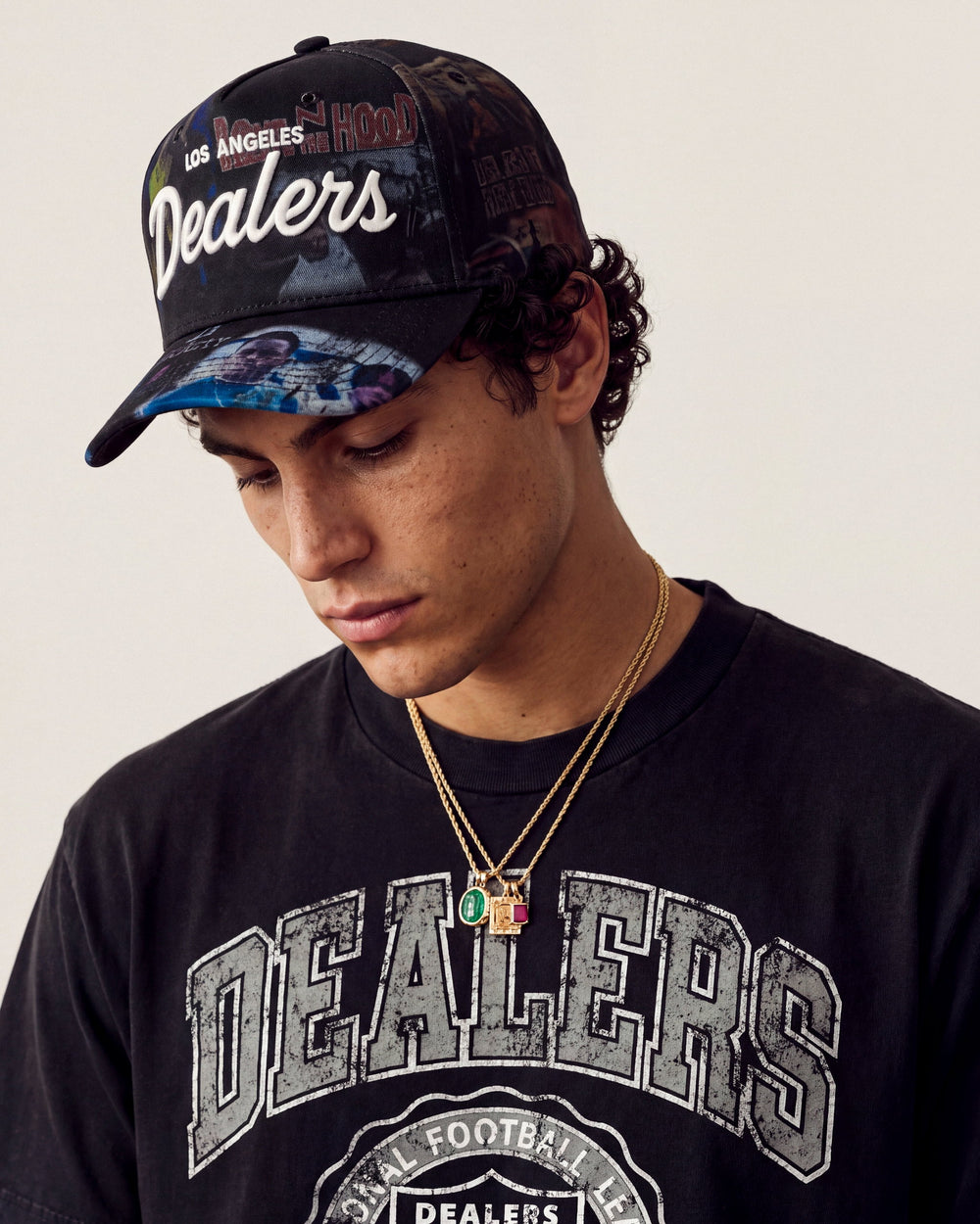 Dealers League T-Shirt worn with Classics LA