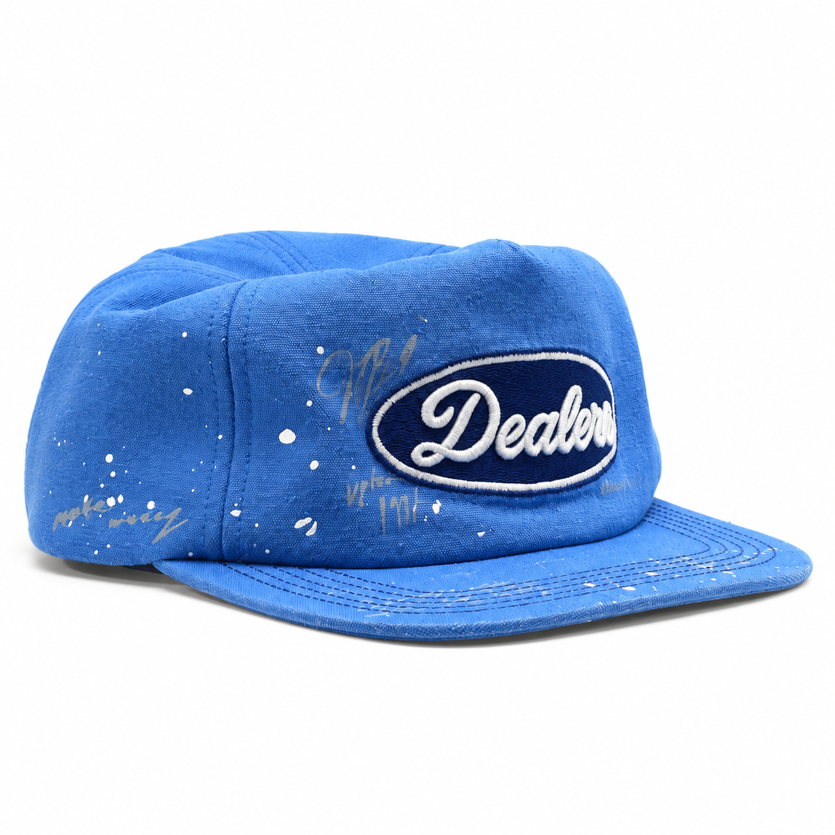 Dealers Unstructured Racing cap, three-quarter view from the other side