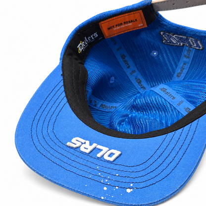 Dealers Unstructured Racing cap underside — DLRS under the brim and the interior
